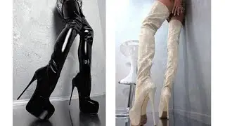 Night club ladies python leather 16 cm high hell over-the-knee long boots.(US $113.28)
