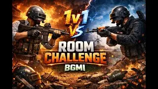 BGMI 1v1 Room Match LIVE 🏆 Pro Players Face Off | Intense Fight 🔥