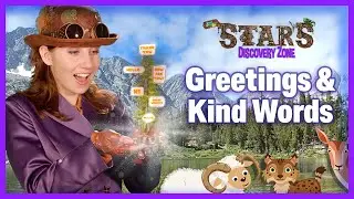 🌟 #1 Learn Greetings & Kind Words | Star's Discovery Zone 🐾 #learningforkids #kindnessmatters