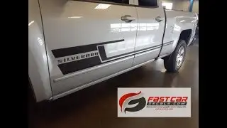 2013-2018 Chevy Silverado Vinyl Graphic SHADOW Side Stripes DRY INSTALL VIDEO | YouTube FCD