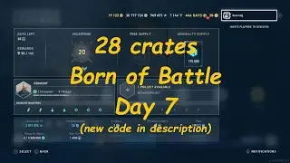 World of Warships: Legends - 28 crates Born of Battle Day 7