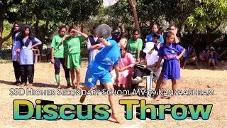 Epic Discus Throw Challenge | +2 Senior Girls Shine at SSD Higher Secondary School MV-79