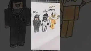 Tap folt and AWOKEIN/the owner of blade Ball #foltynplays #roblox #drawing #art #tapfoltawokein