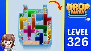 Drop Away Level 326 Solution Walkthrough