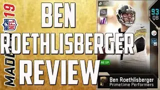 How Good is 92 Overall Ben Roethlisberger? Madden 19 Ultimate Team Player Review
