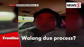Ex-Sen. Revilla sa paglabas ng arrest warrant laban sa kanya: Walang due process