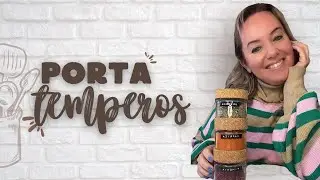 Organizador reaproveitando potinhos de vidro / do LIXO ao LUXO