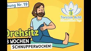 &Uuml;bung 19 Schmerzhilfe Guide - Torsten Acht Yoga - Ischias Beinseiten H&uuml;ftkopf Schmerzen