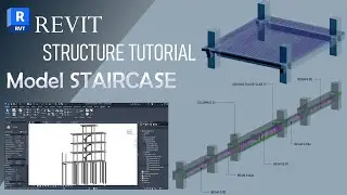 REVIT STRUCTURE RCC STAIRCASE ep8