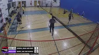 Jessica, Brad and Kory vs Grant, Joel and Desirae / Dodgeball Hub's Inaugural 2v2 Championships