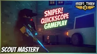 krunker gameplay (6kdamange, 50 kills, scout mastery, quickscope) || MOF1ThieF