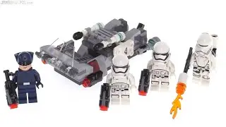 🔄 LEGO Star Wars 2017 First Order Transport Speeder Battle Pack review! 75166 re upload