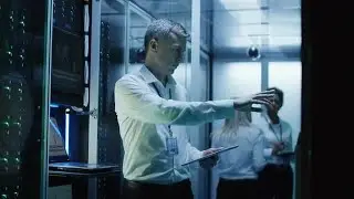 Group Of IT Technicians working Stock Video