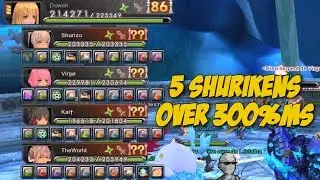 FR/DT 5 SHURIKENS RUN | Y&Oslash;L&Oslash; GUILD | Aura Kingdom