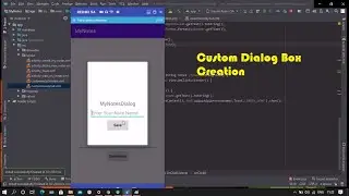 Custom Alert Dialog box Creation in android-Android App development Tutorial in Hindi