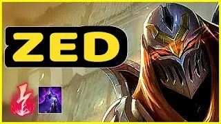 ZED VS VEX MID GAMEPLAY