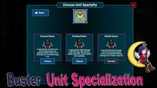 Buster unit Specialization Recommendation | What to Choose, which is best | Stream Raiders