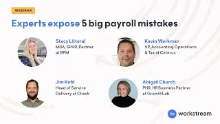 4 Experts expose the 5 Biggest payroll mistakes
