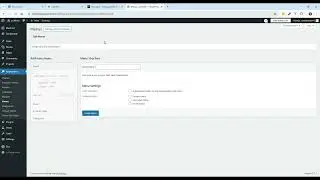 Set home page | create primary menu
