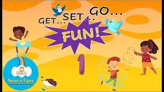 GET...SET...GO...FUN - 1! #kidsvideo #fun #happy #rhymes #kids #educational #notesnlines #bhfyp