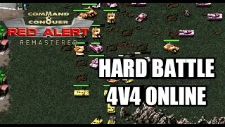 ЭПИЧНОЕ СРАЖЕНИЕ 4v4 [C&C: Red Alert 1 Remastered] TOP REPLAY