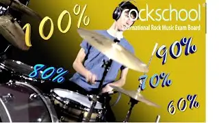 America - Rockschool Drums Grade 3 Backing Track  70%, 80%, 90% & Full Tempo