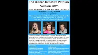 The Citizen Initiative Petition 2023
