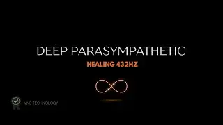 Instant Vagus Nerve Reset &bull; Deep Parasympathetic Healing 432hz - (Black Screen)