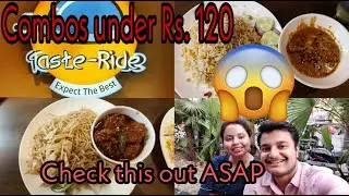 Best Combo❤|| Under Rs.120 Only😱|| Biryani and Chicken Chaap 🤤|| Taste-Ride||