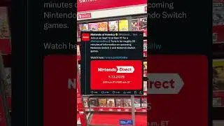Nintendo direct announcement for a September 12 ￼