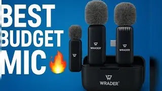 WRADER Dual Wireless Mic Unboxing🔥🔥#BestBudgetMic for YouTube & Vlogging 2025🔥🔥#microphone#unboxing 