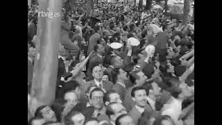 1947 06 09 NODO 231B  Madrid recibe Franco, que regresa de Cataluña, con indescriptible entusiasmo