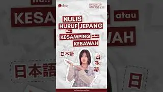 2 Cara nulis huruf Jepang #belajarbahasajepang