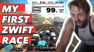 My FIRST ZWIFT RACE