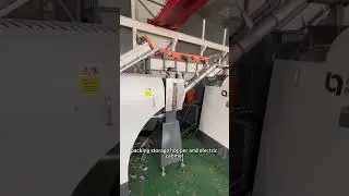 How plastic film recycling to granules ? Double stage SJ100/120 single screw extruder