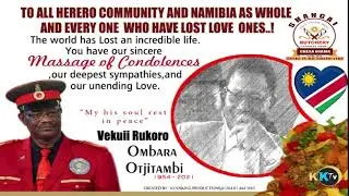 Ovaherero Paramount Chief, VEKUII RUKORO Rukoro (RIP)