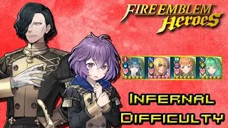 Fire Emblem Heroes (Bound Hero Battle | Hubert & Bernadetta | Infernal Difficulty with Blue Lions)