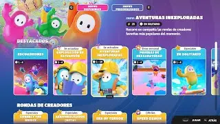 FALL GUYS, Aventuras Inexploradas (Rebound, Rebound Rampway, Ski Mountain, Wave Runners!, Game Over)