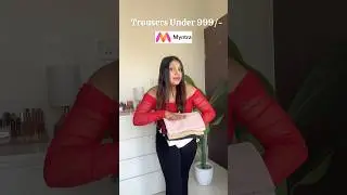 Trousers from Myntra ❤️ #myntra #trousers #pants #shorts #shortsfeed #shortsvideo #short #ootd