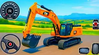 JCB Road Builder Construction 3D - City Highway Excavator Simulator 2025 - Android Gameplay 
