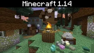 Minecraft 1.14 - Zombie Villages, Stonecutter Crafting, Campfire Chimneys, Better Scaffolding
