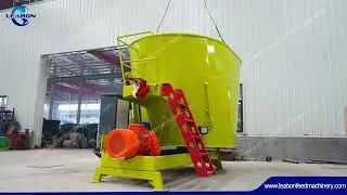 Vertical TMR Mixer, Silage Feed Mixing Machine, Fodder Blending Machine#feedmachine