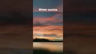 Winter sunrise. #sunrise