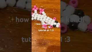easy tutorial kandi rat! ⭐️✨🐁 #kandi #tutorial #cute #how to