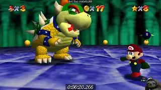 Mario 64 Co-op Deluxe 16 star speed run - primer run PB: [22:59]