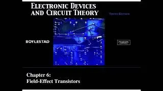 SUMMARY Electronic Devices and Circuit Theory Chapter 6 (Field Effect Transistors of FETs)