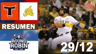 Resumen: Águilas Cibaeñas Vs. Toros del Este  Round Robin (29/12/2025)