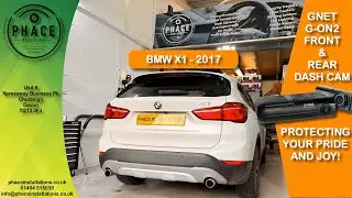 BMW X1 2017   GNET GON2 FRONT & REAR DASH CAMERA INSTALLATION   HD 1080p