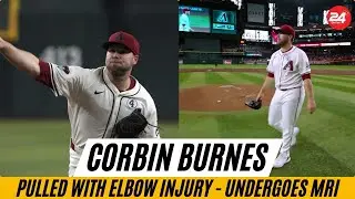 Corbin Burnes Pulled with Elbow Injury - D-backs Ace Undergoes MRI
