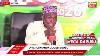 OKWANUKULA EBIBUUZO RAUDHA MEGA DARUSU